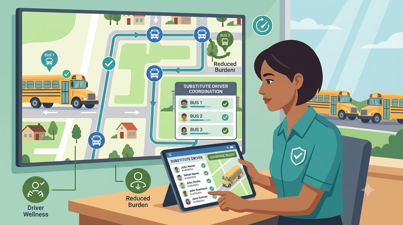 The Driver Shortage Challenge: How Technology Helps Schools Manage Transportation Better