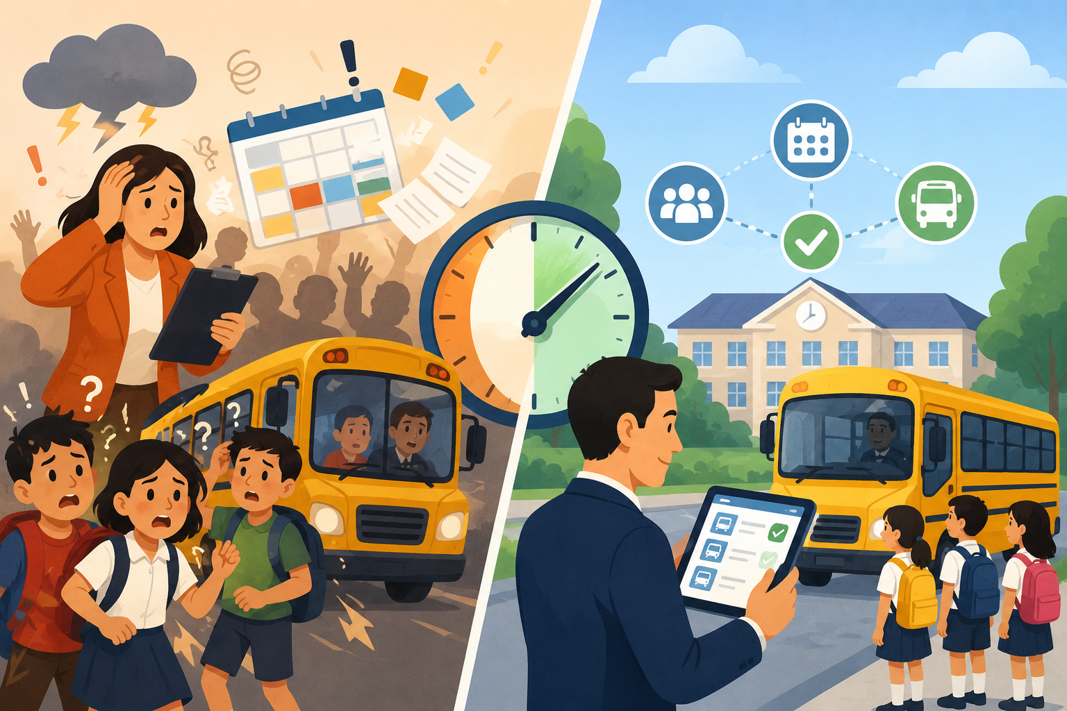End-of-Term Transport Chaos: How Smart Scheduling Prevents the Last-Day Meltdown
