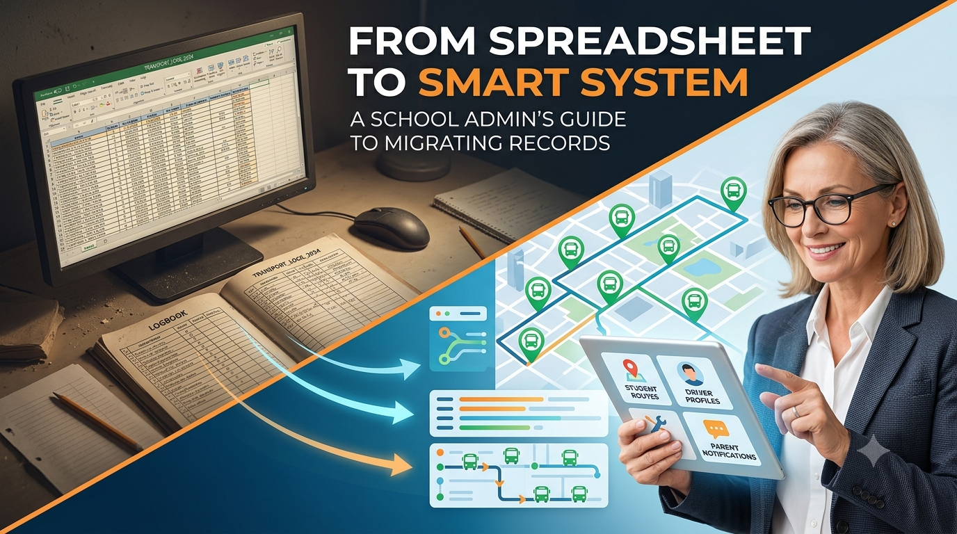 From Spreadsheet to Smart System: A School Admin's Guide to Migrating Transport Records