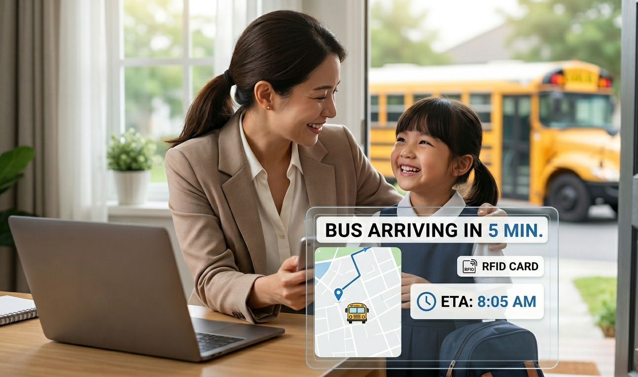 Real-Time Peace of Mind: How Live GPS Tracking Reduces Morning Commute Anxiety for Working Parents