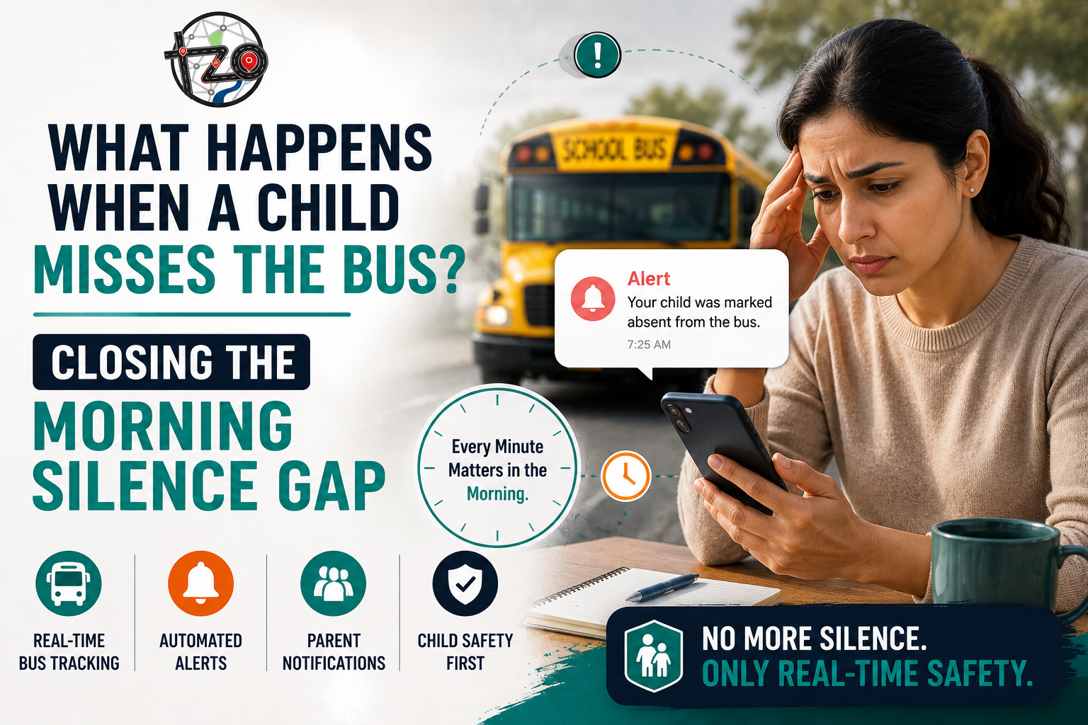 What Happens When a Child Misses the Bus? Closing the Morning Silence Gap